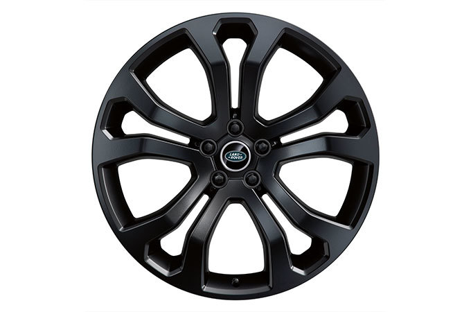22-дюймовые колесные диски Range Rover Sport с отделкой Gloss Black
